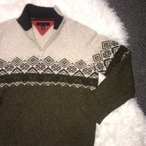 Tommy Hilfiger zip up turtle neck sweater